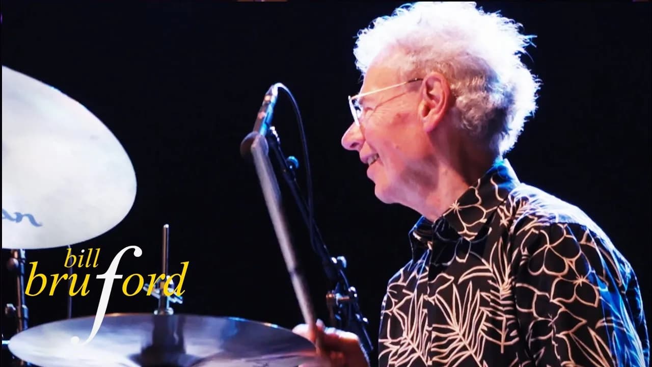 Bill Bruford at the drums in the Pete Roth Trio Summertime video.